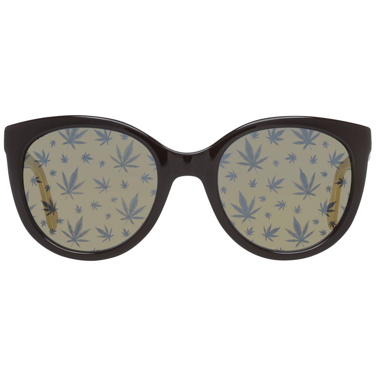 Schmetterlings-Sonnenbrille mit gemusterten Gläsern