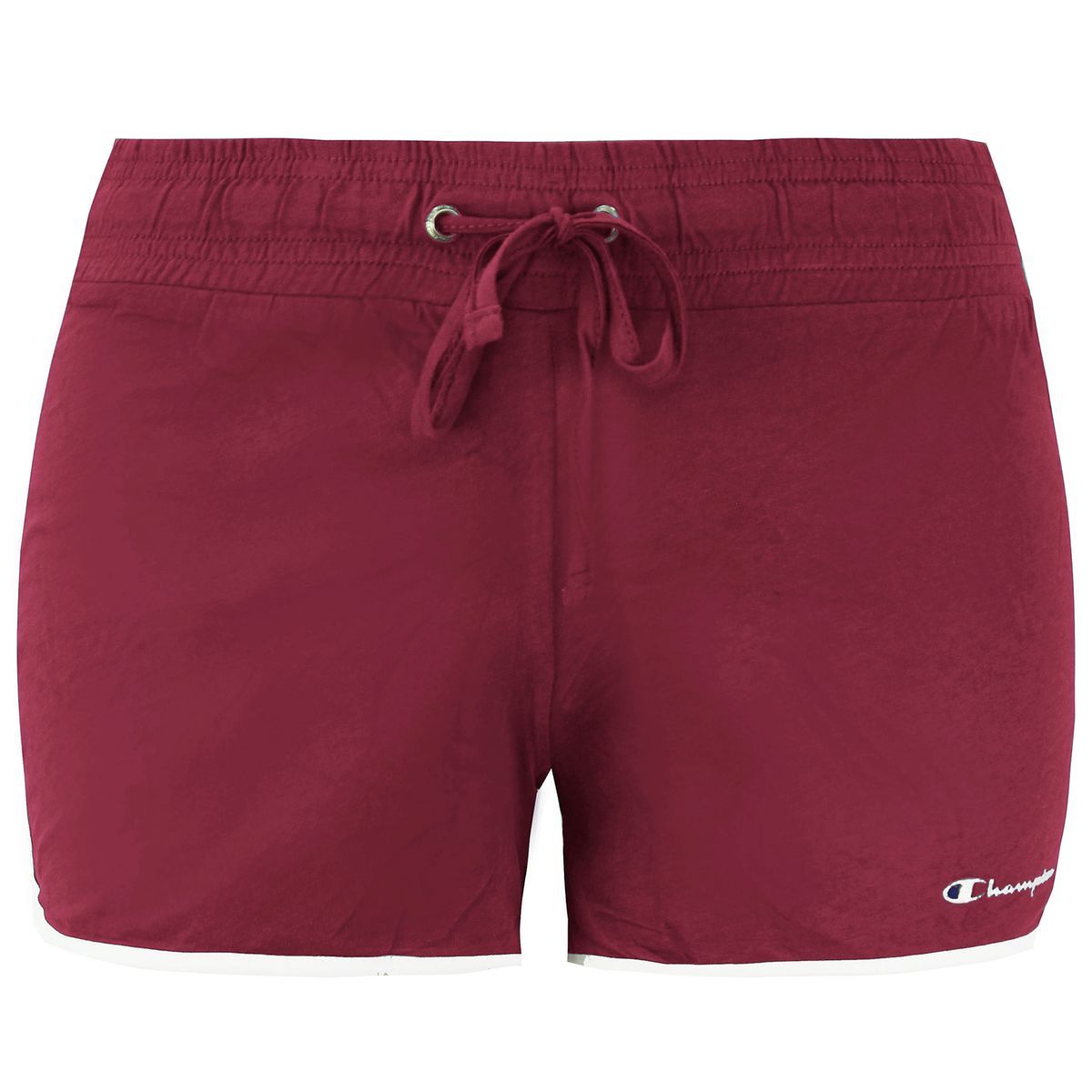 Sportliche Shorts mit Kordelzug und Kontrastsaum