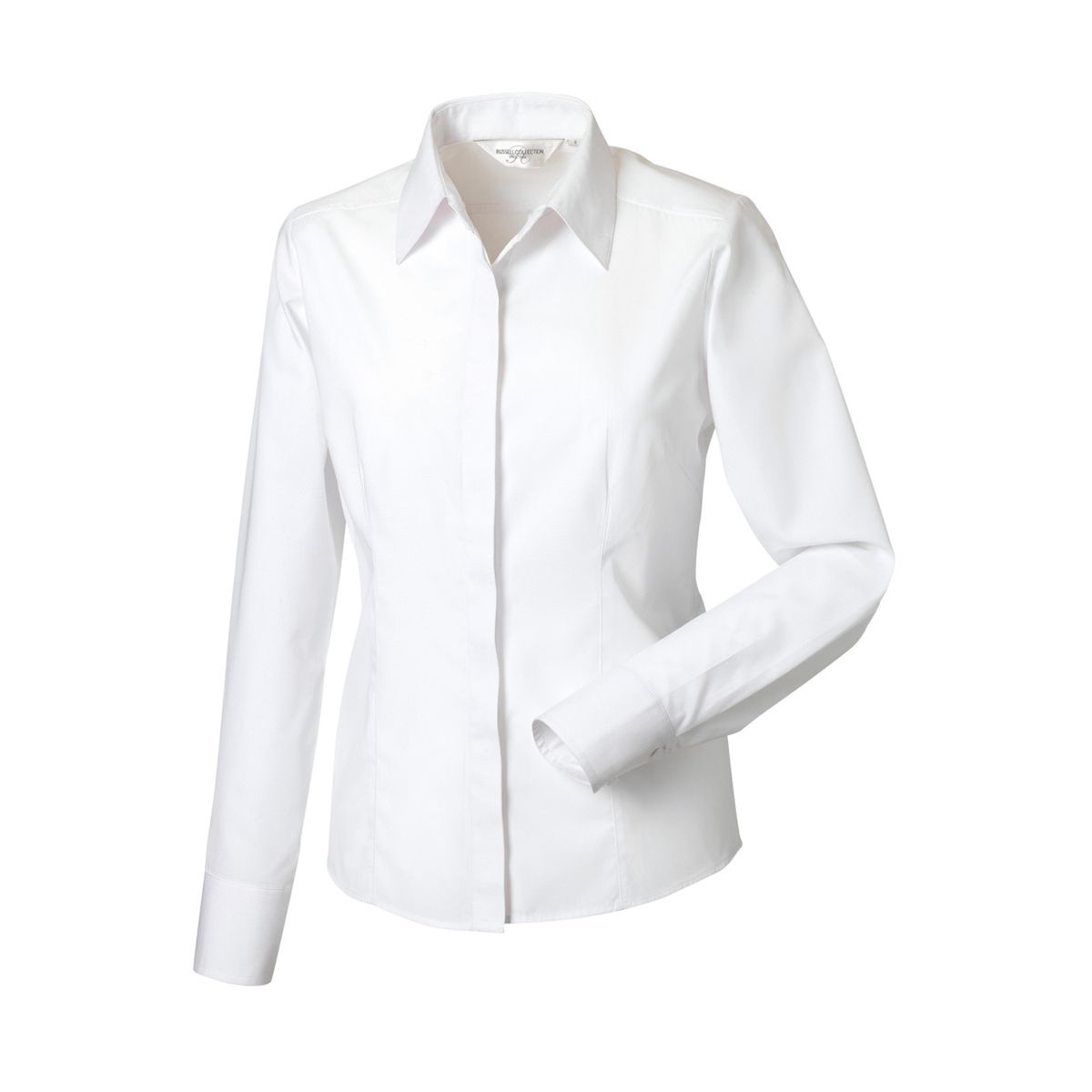 Taillierte Slim-Fit Popeline-Bluse