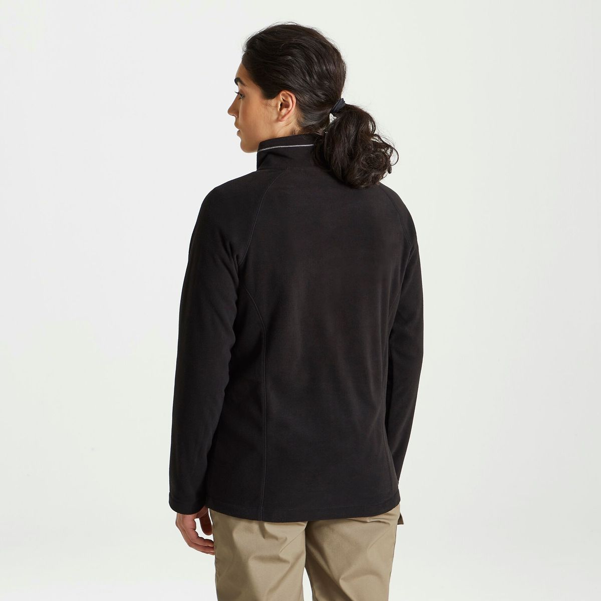 Recycling-Microfleece-Jacke mit Reißverschluss