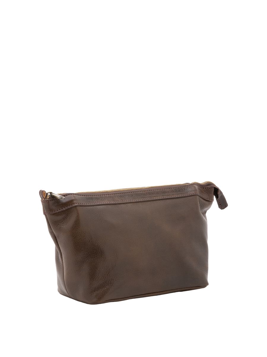 Minimalistische Tasche aus Narbenleder
