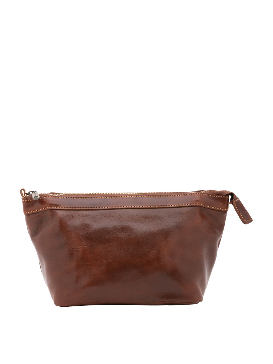 Minimalistische Tasche aus Narbenleder