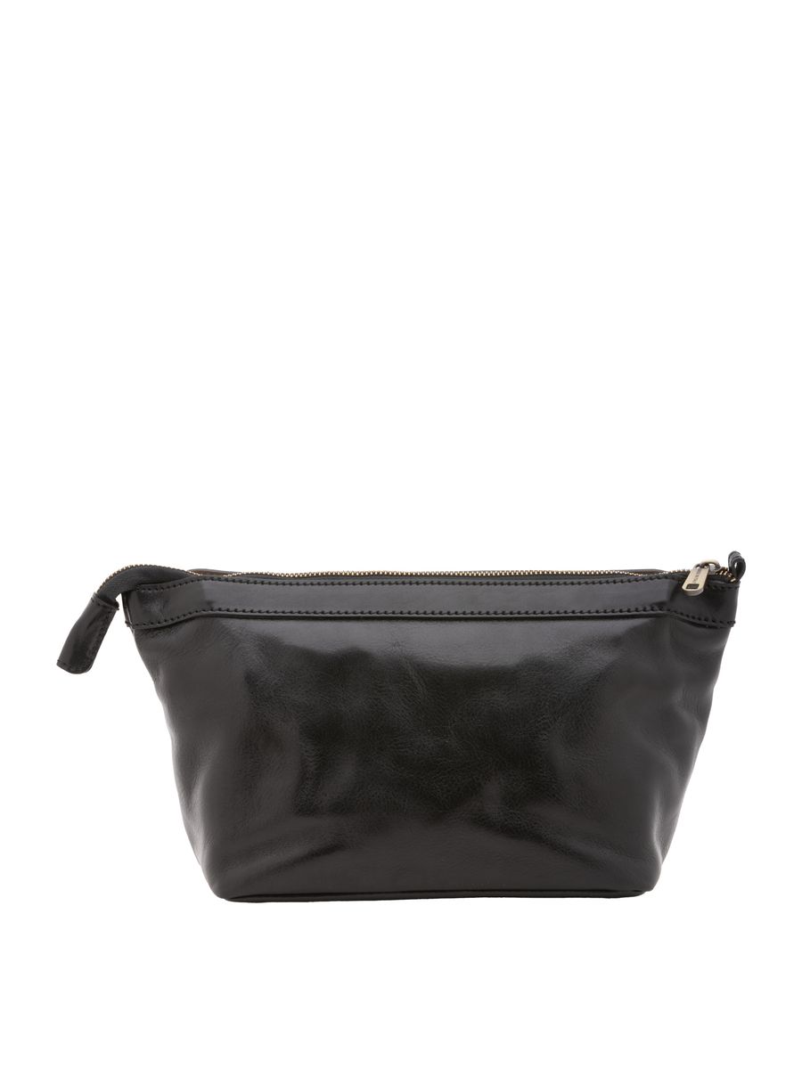 Minimalistische Tasche aus Narbenleder