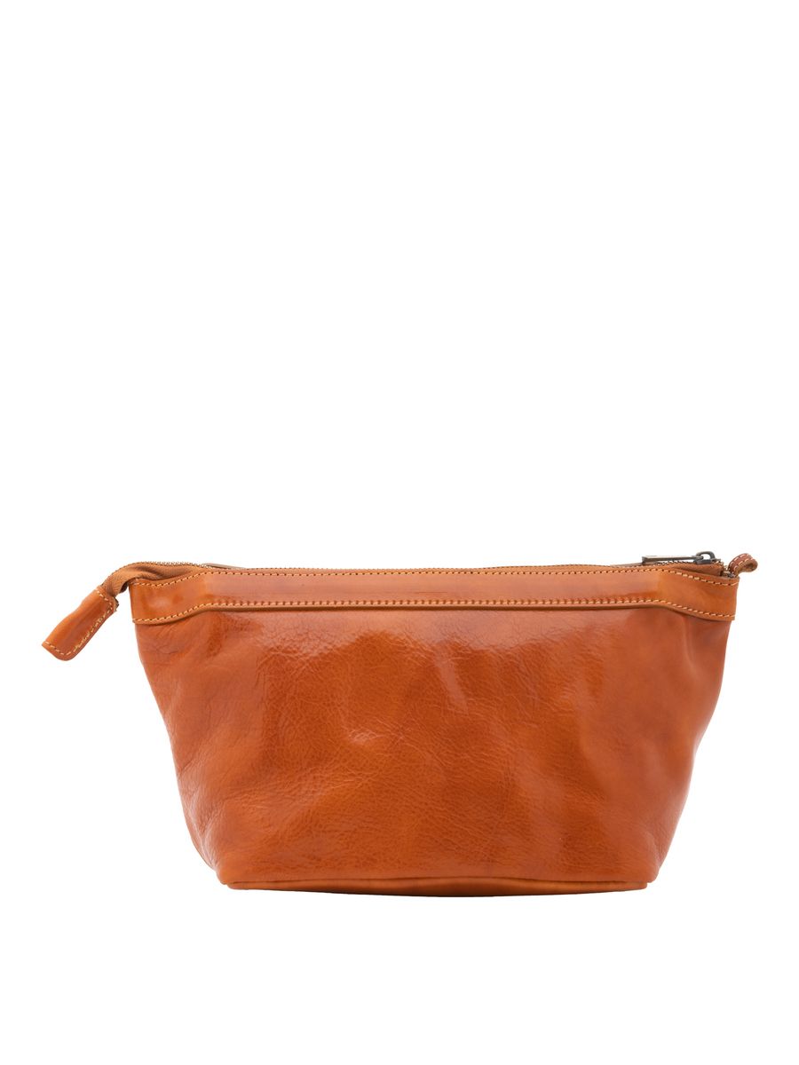 Minimalistische Tasche aus Narbenleder