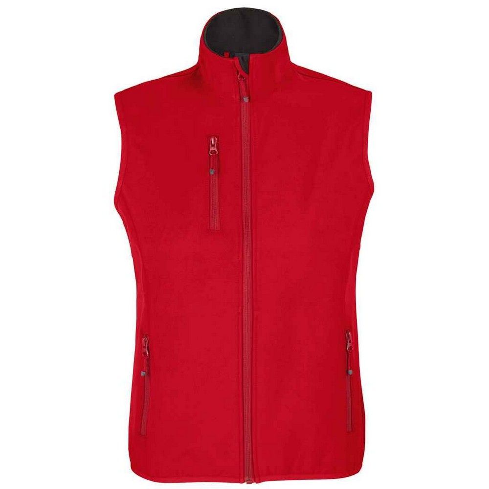 Recycelte Softshell-Weste mit Fleecefutter