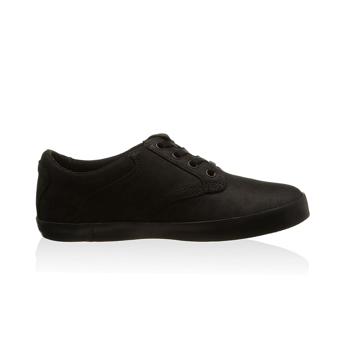 Schlichte flache Leder-Sneaker