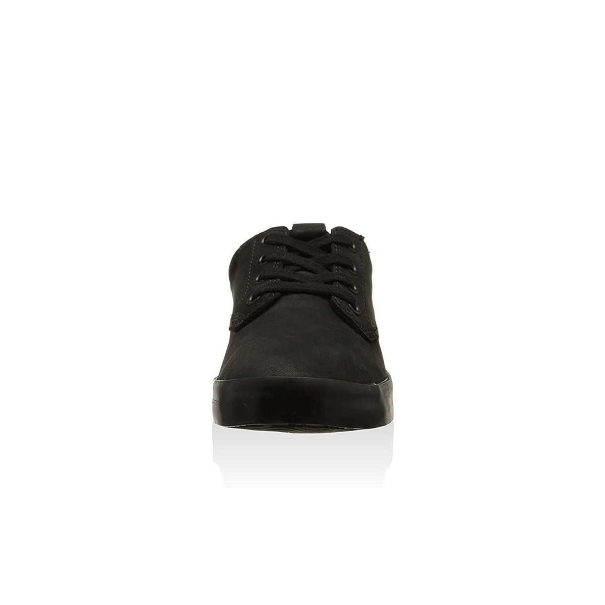 Schlichte flache Leder-Sneaker