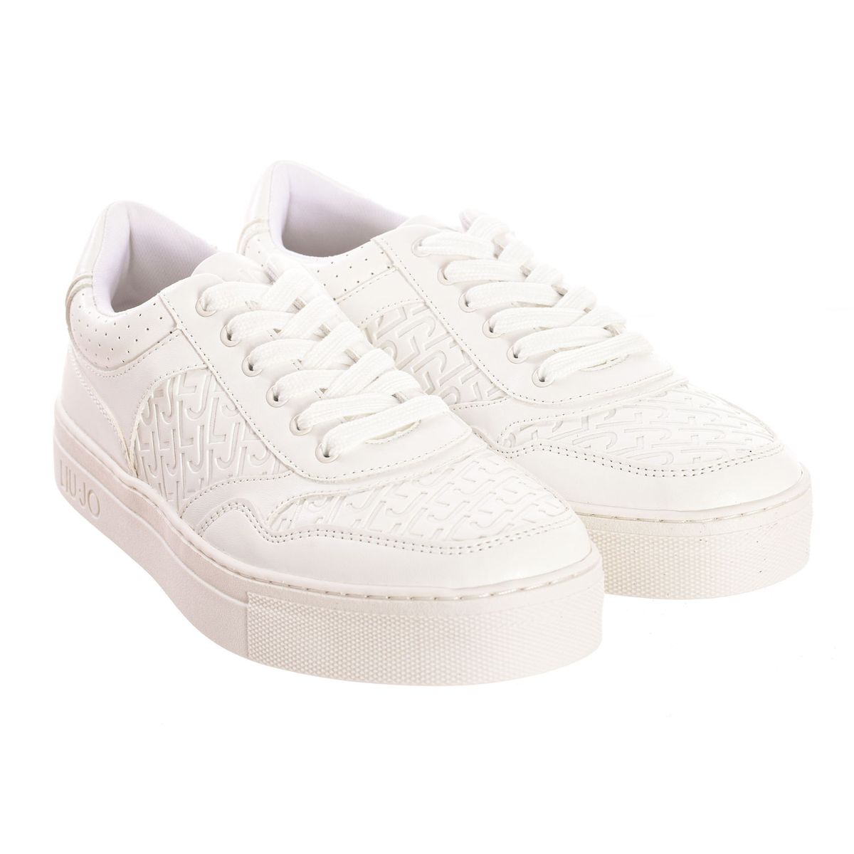 Plateausneaker mit Monogramm-Prägung