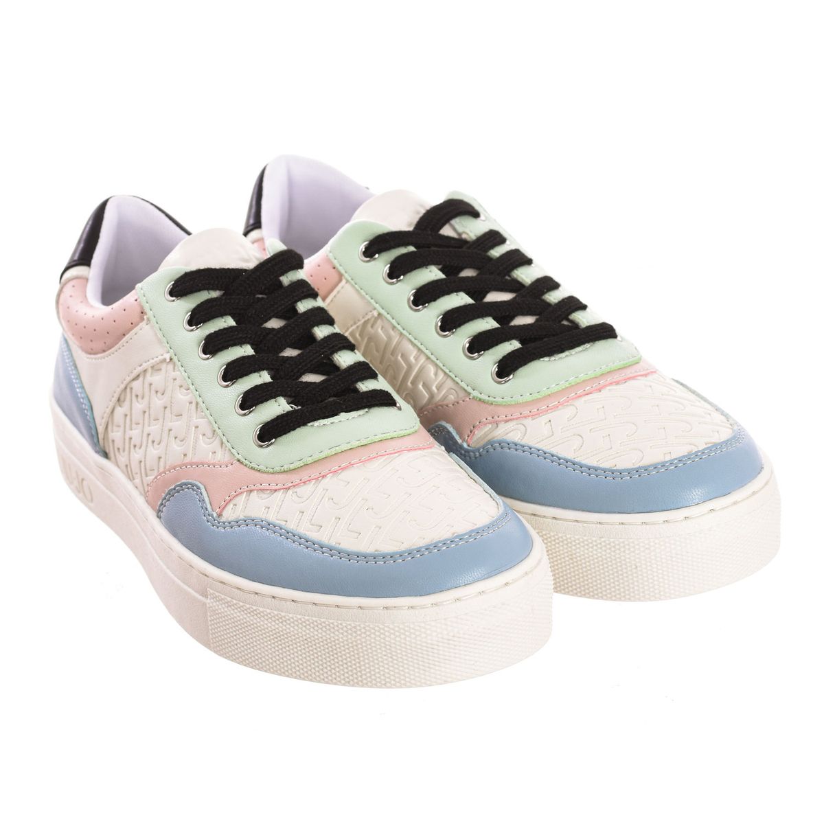 Plateausneaker mit Monogramm-Prägung