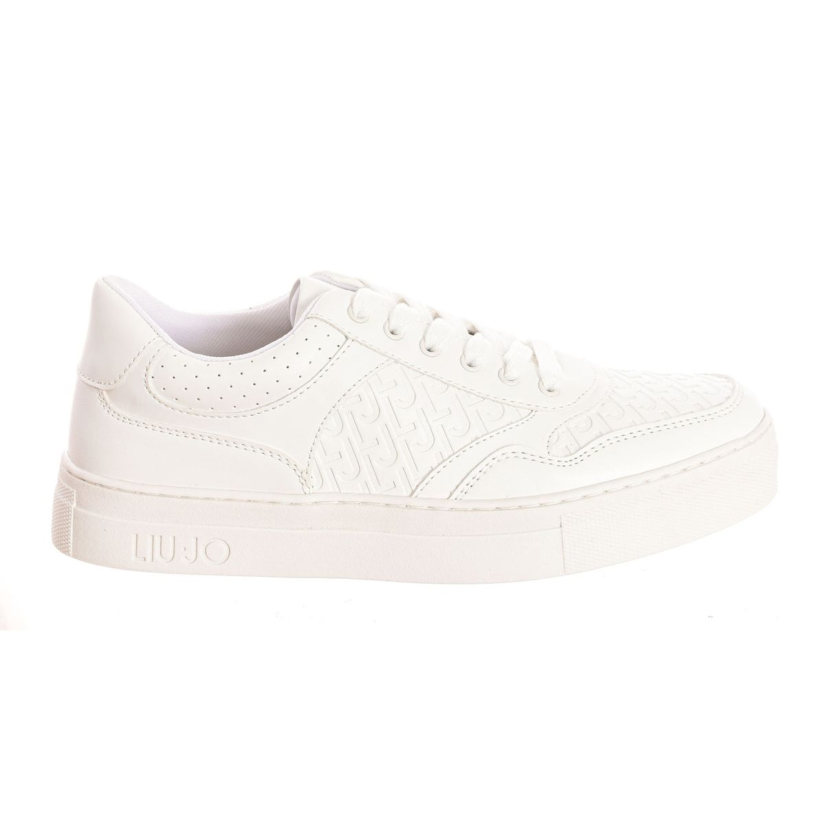 Plateausneaker mit Monogramm-Prägung