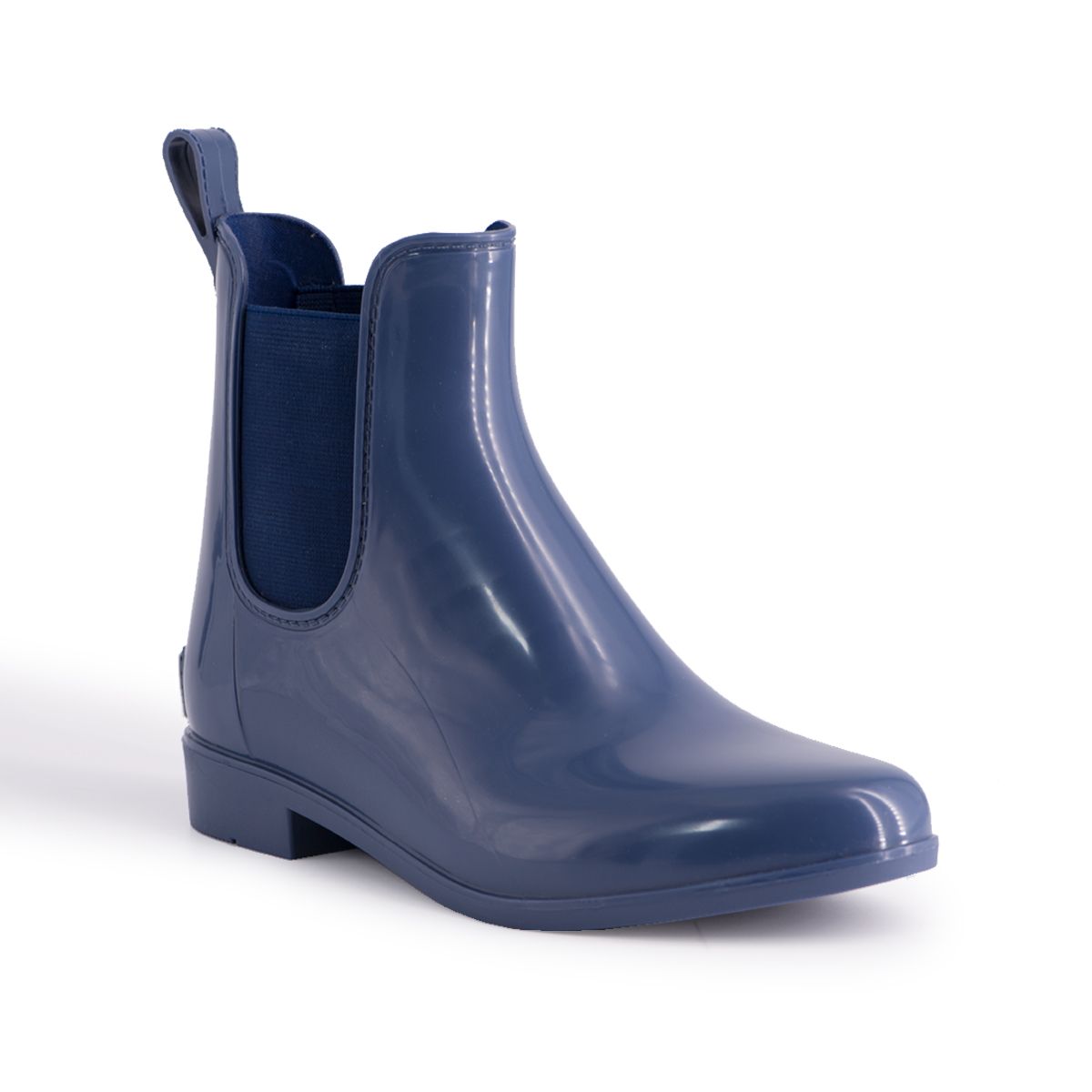 Glänzende wasserdichte Chelsea-Regenstiefel