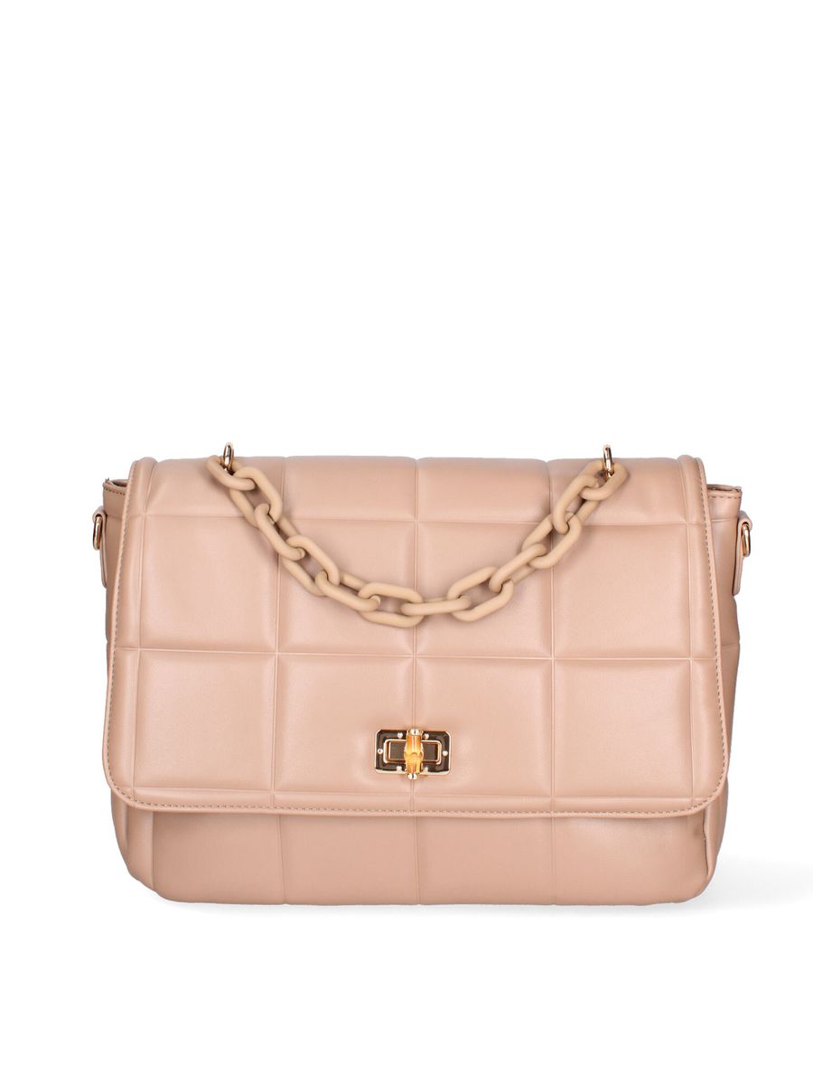 Elegante strukturierte Henkeltasche