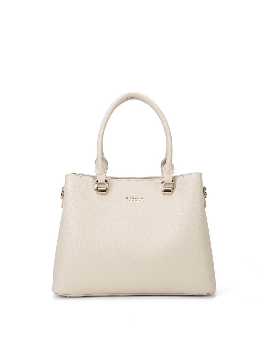 Elegante strukturierte Henkeltasche