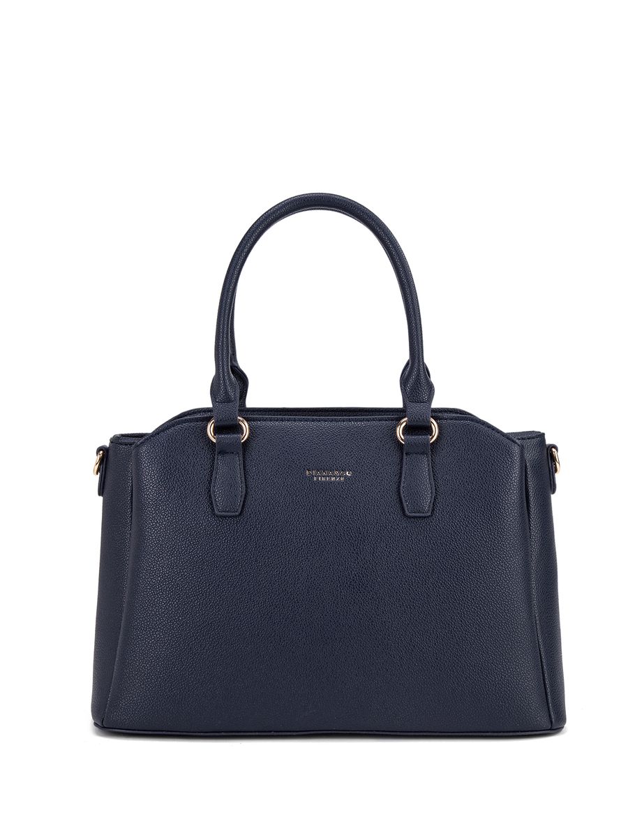 Elegante strukturierte Henkeltasche