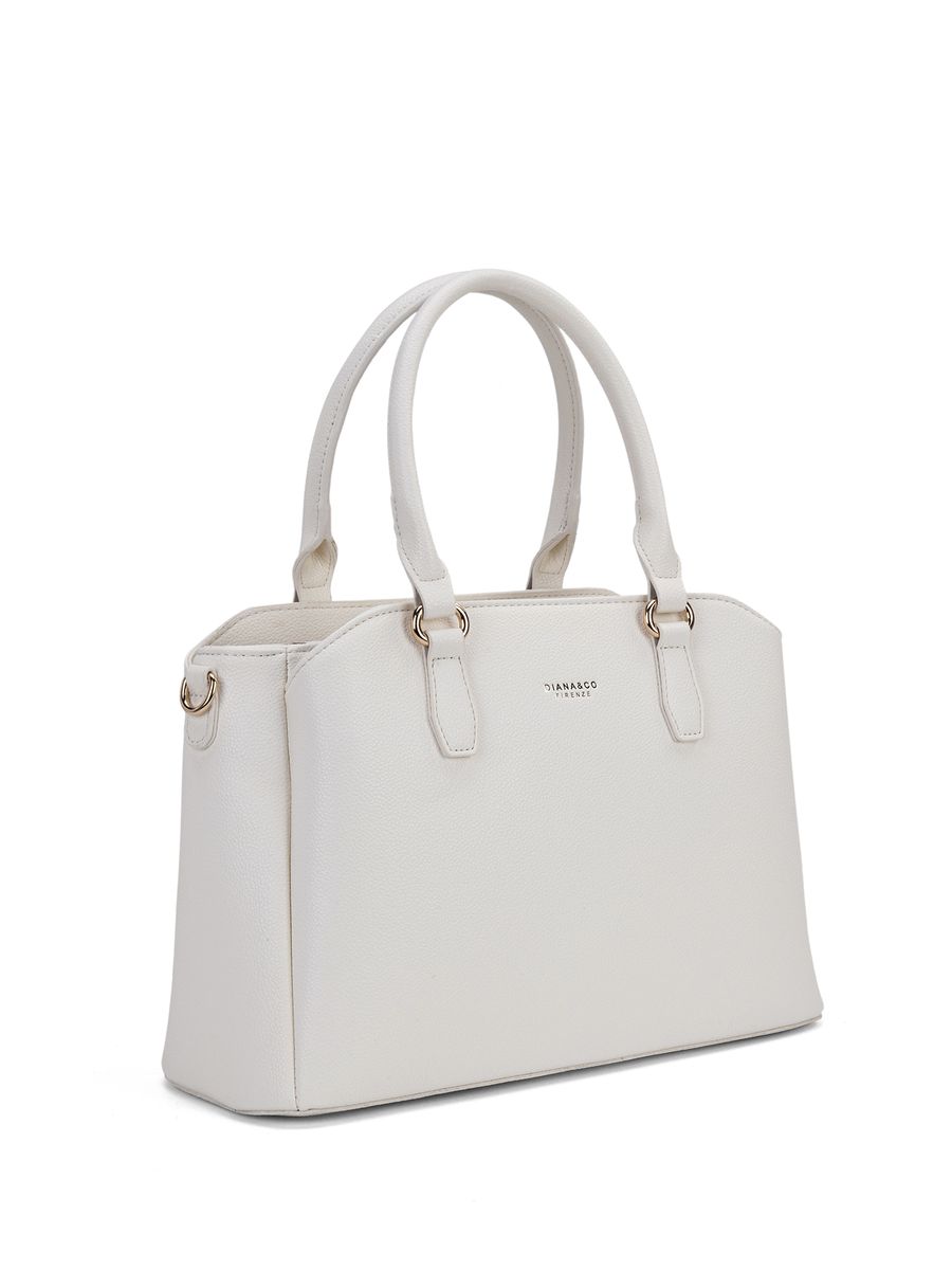 Elegante strukturierte Henkeltasche