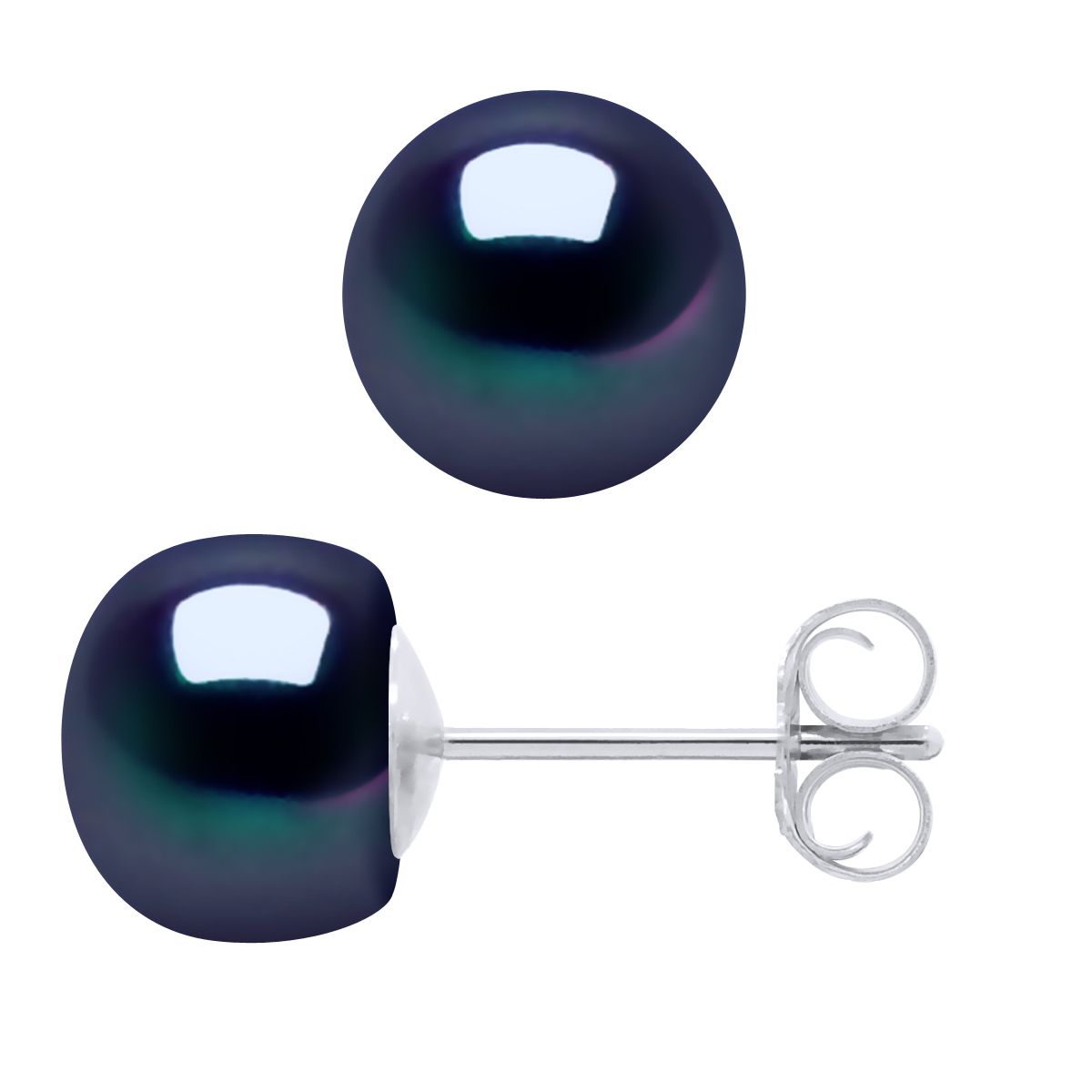 Elegante Süßwasserperlen Ohrstecker aus Silber