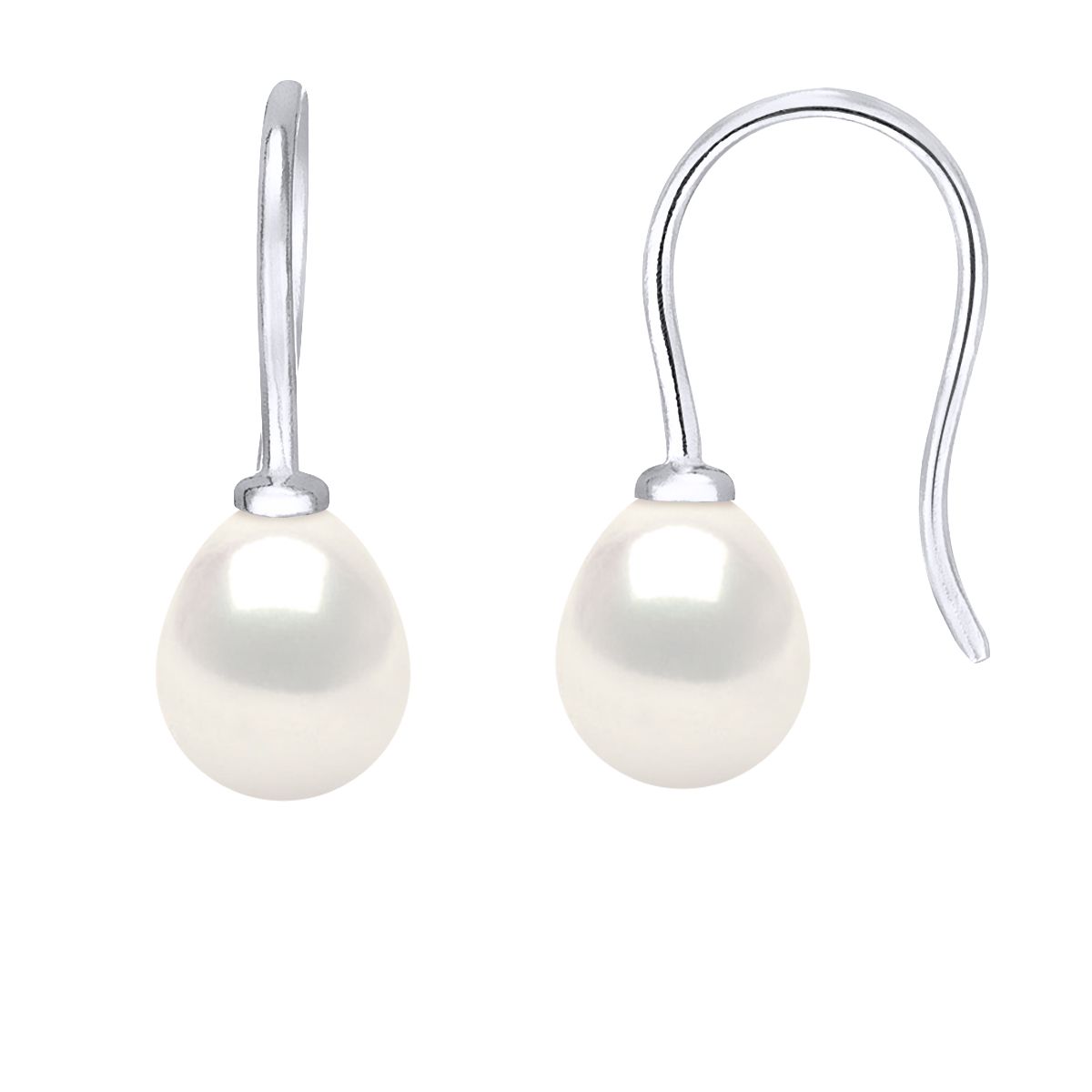 Elegante Süßwasserperlen Ohrstecker aus Silber