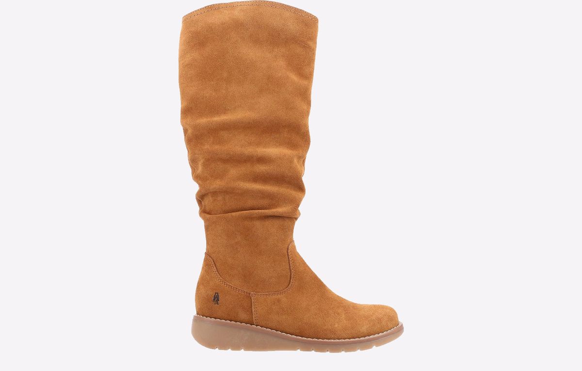 Kniehohe Stiefel aus Wildleder