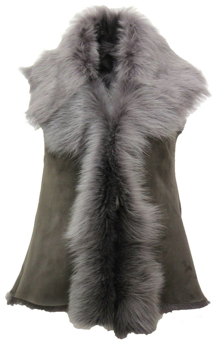 Kurzes Gilet aus Toscana-Lammfell