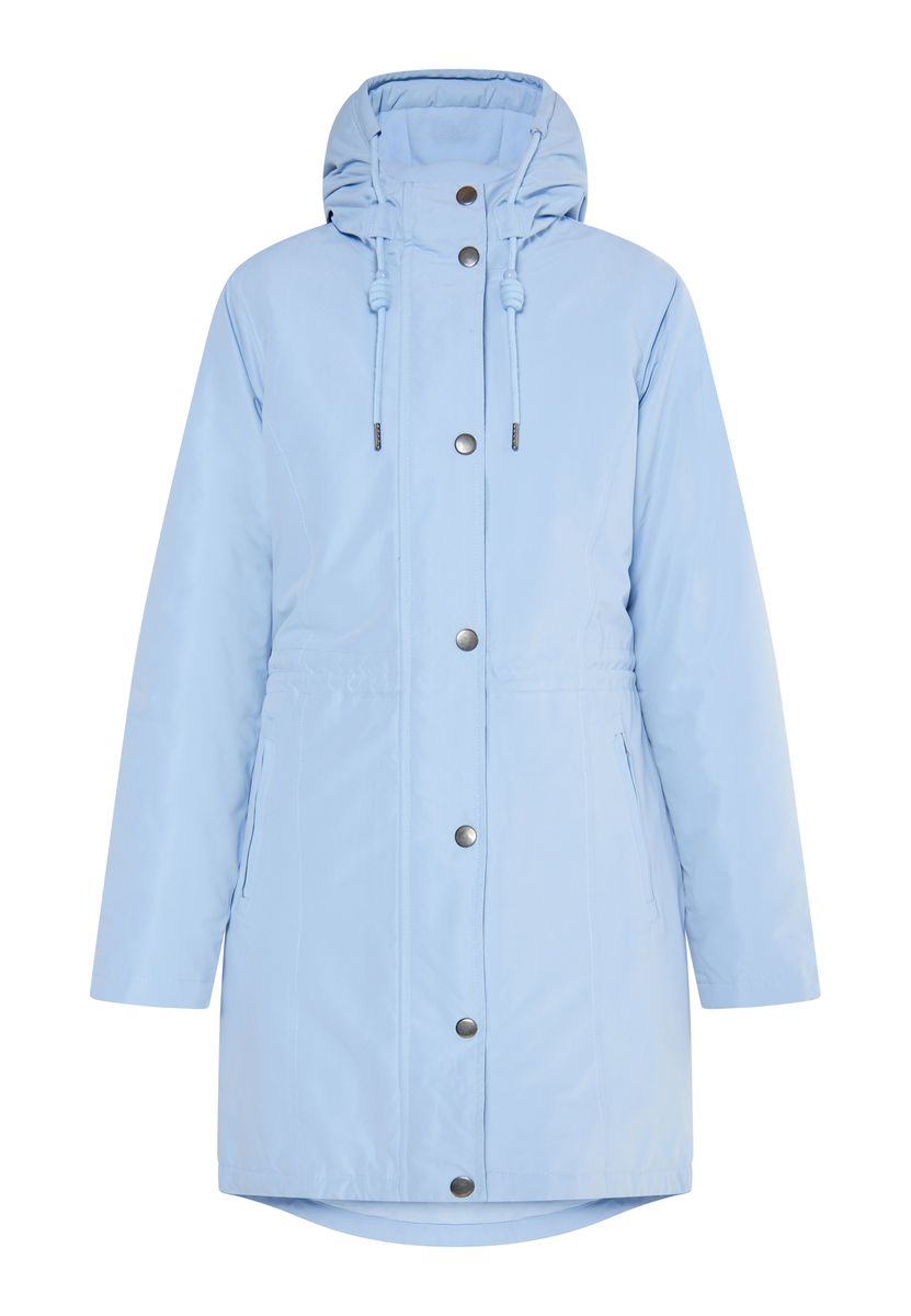 Wattierter Parka mit Kapuze und Tunnelzug