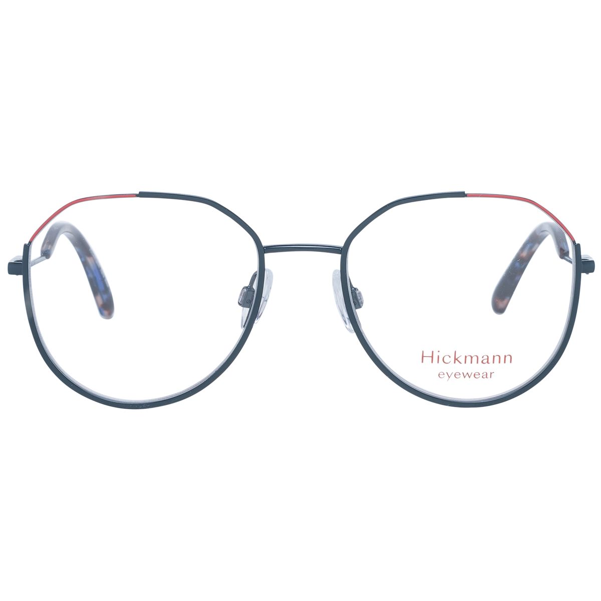 Runde Brille mit geometrischem Akzent