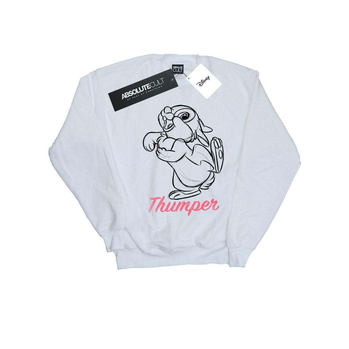 Sweatshirt mit Klopfer-Grafikzeichnung