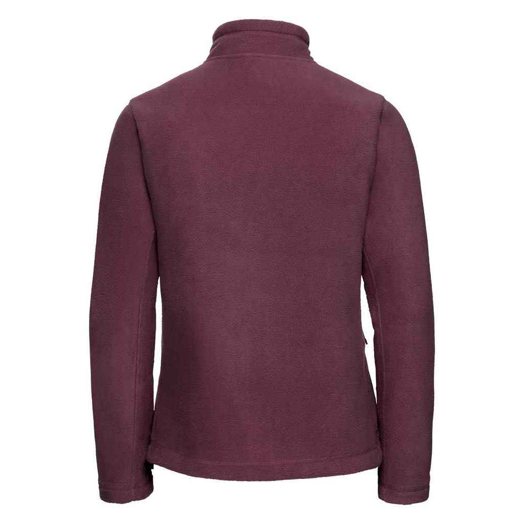 Fleecejacke mit Stehkragen und Reißverschluss