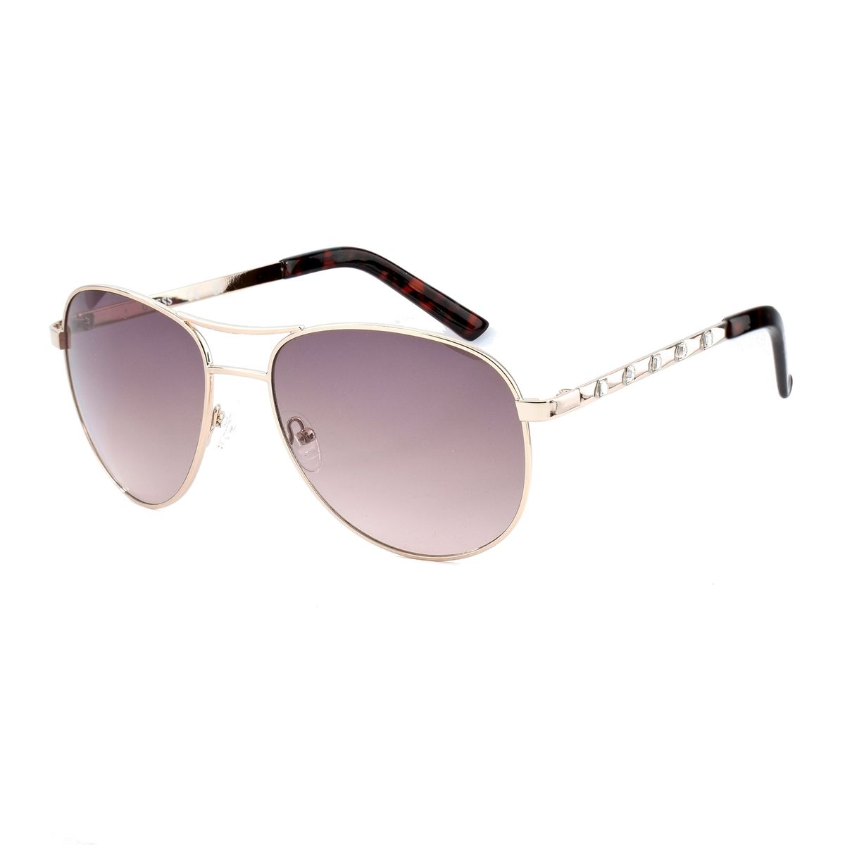 Pilotenbrille mit verzierten Bügeln