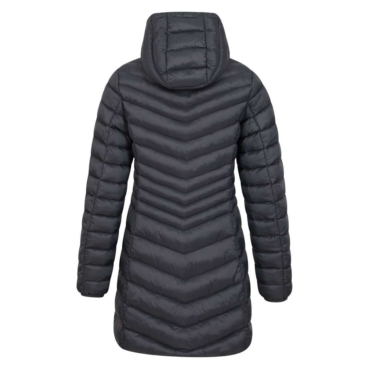 Lange wasserabweisende Steppjacke