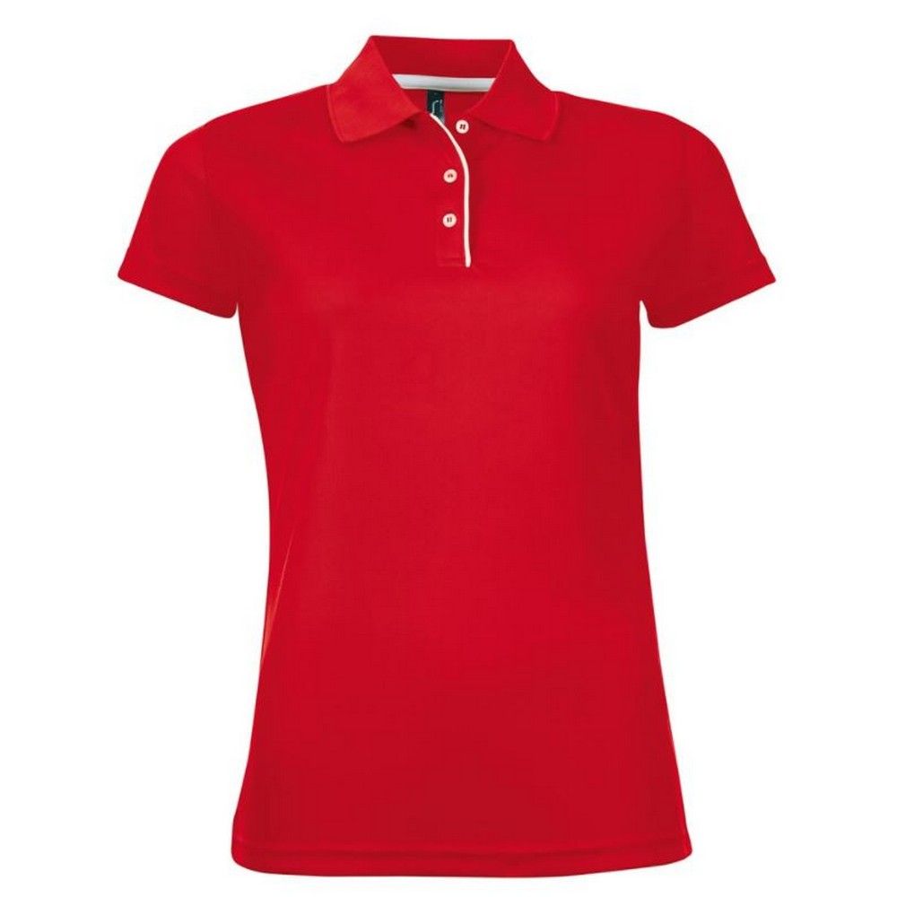 Kurzärmeliges Piqué-Funktions-Poloshirt