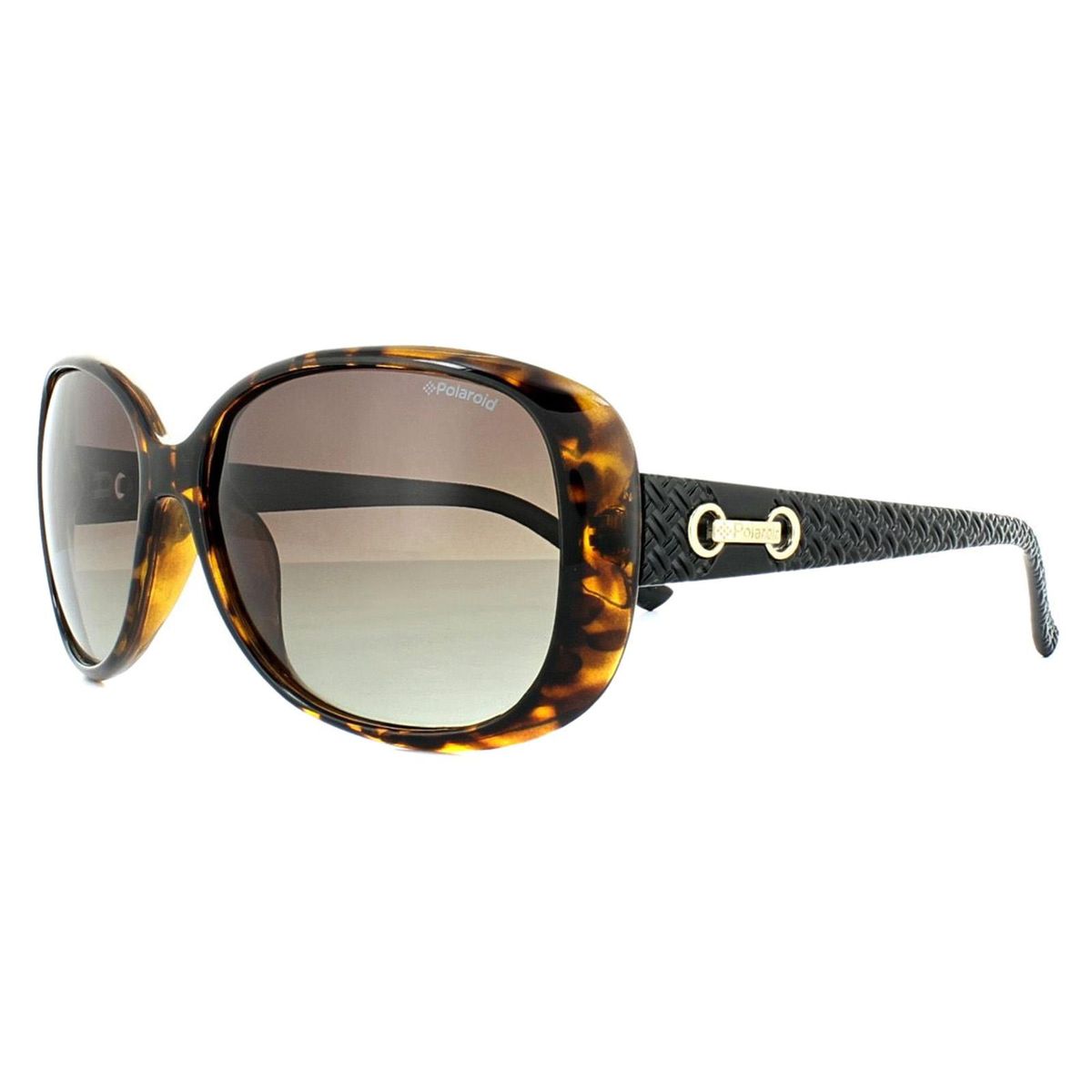 Übergroße Butterfly-Sonnenbrille mit strukturierten Bügeln