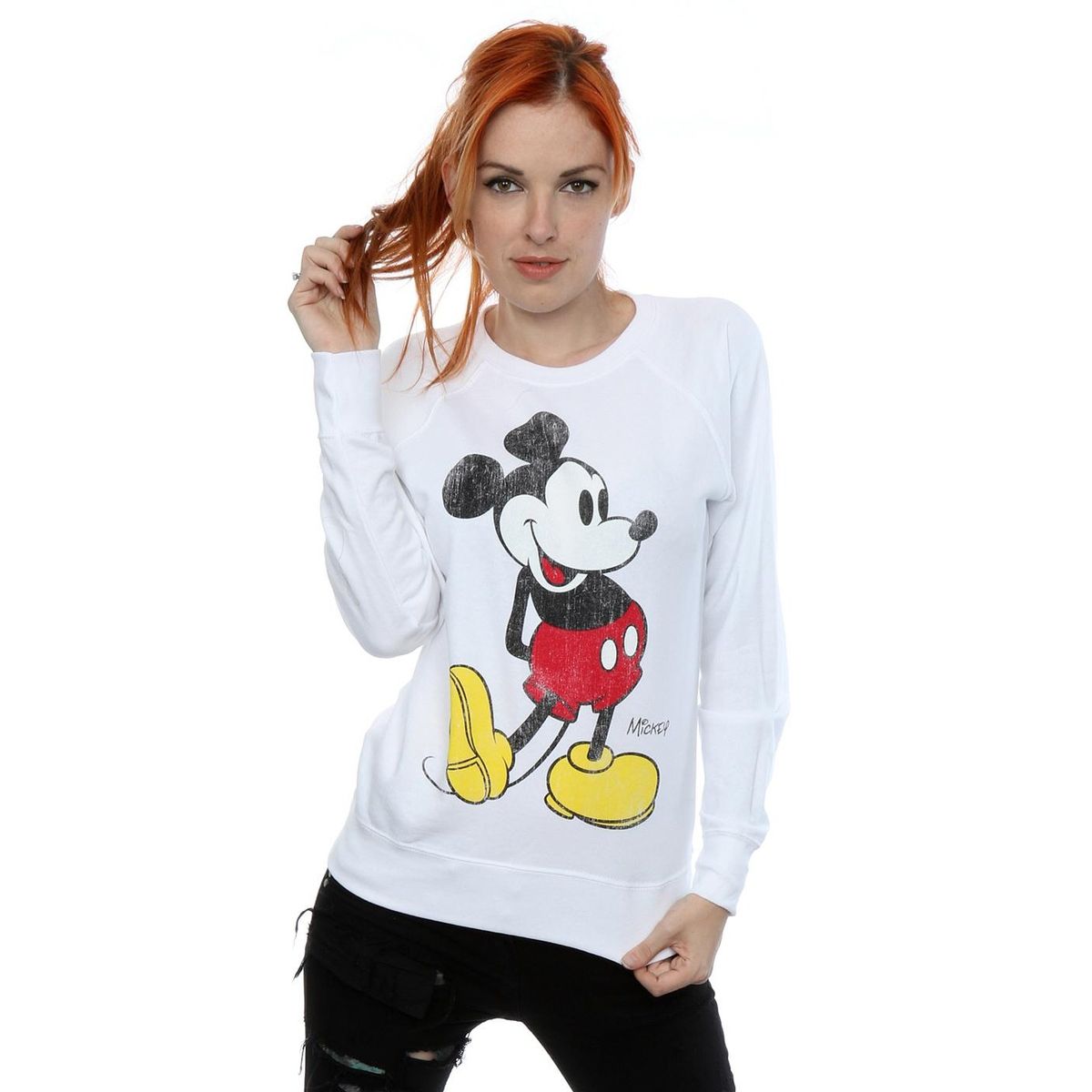 Klassisches Micky Maus Grafik-Sweatshirt