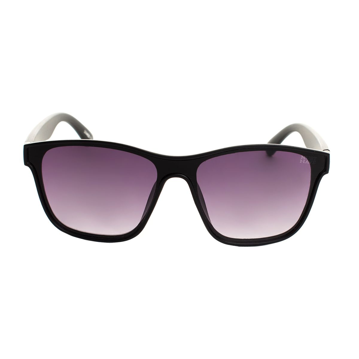 Moderne quadratische Sonnenbrille mit Farbverlauf