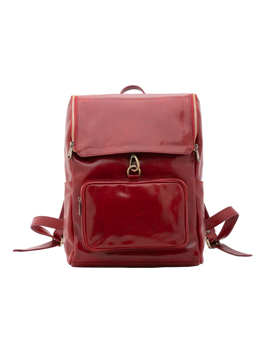 Eleganter italienischer Lederrucksack