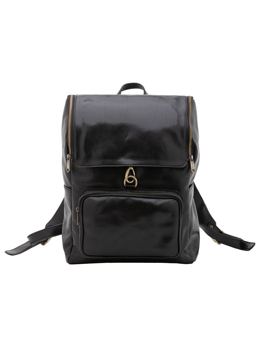 Eleganter italienischer Lederrucksack