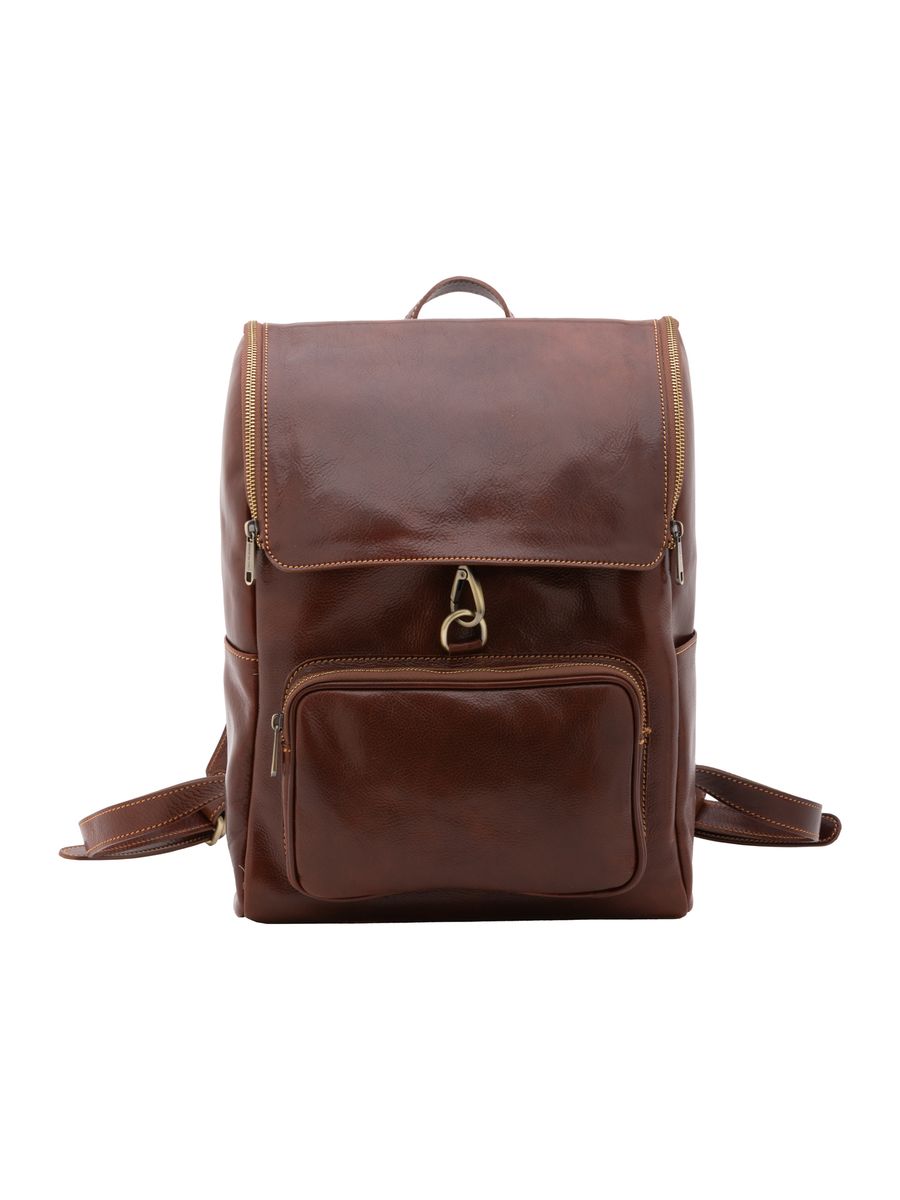 Eleganter italienischer Lederrucksack