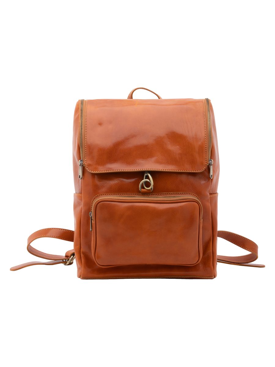 Eleganter italienischer Lederrucksack