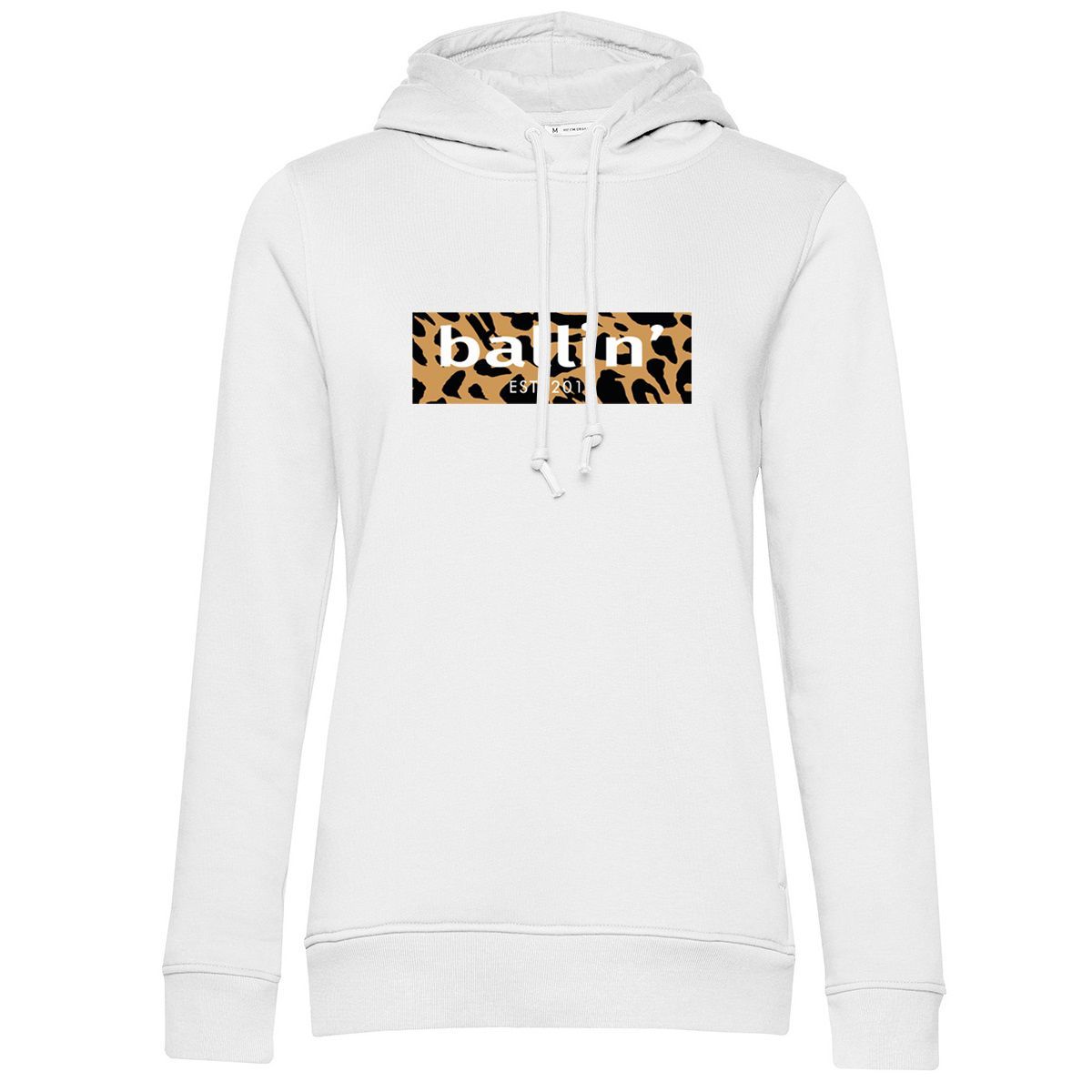 Hoodie mit Leoparden-Print Logo-Box