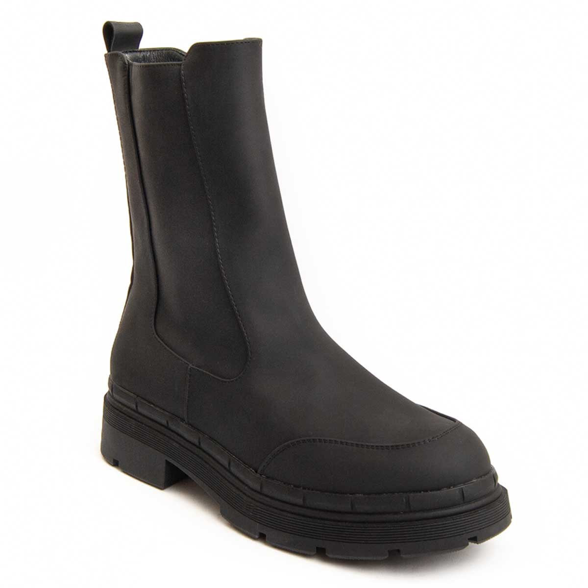Klobige Chelsea-Boots mit Plateau