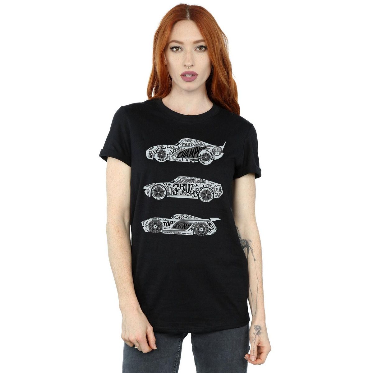 Cars Film Typografie Grafik-T-Shirt