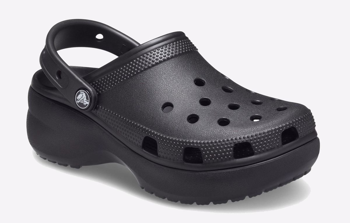 Klassische Clogs mit Plateau
