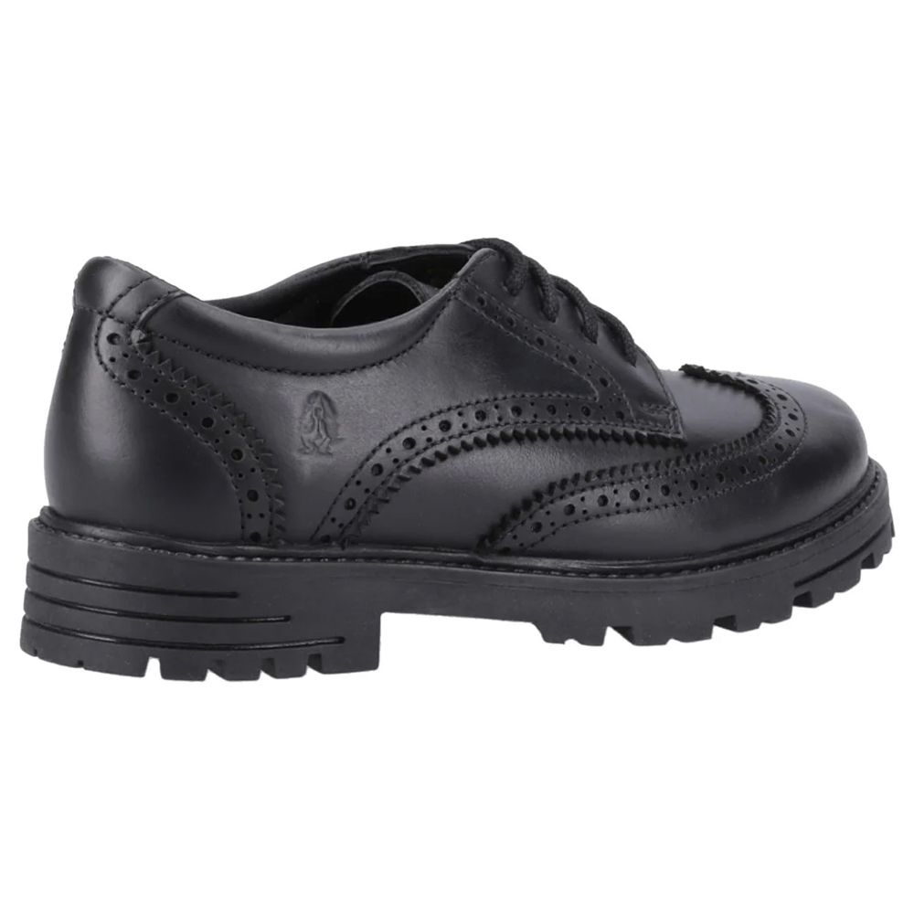 Leder-Brogues mit Chunky-Sohle