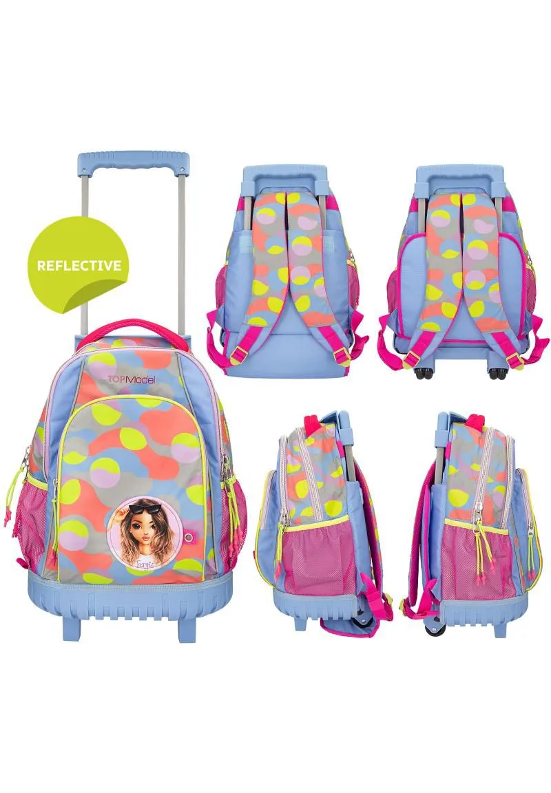 Reflektierender Rollrucksack mit Grafikprint