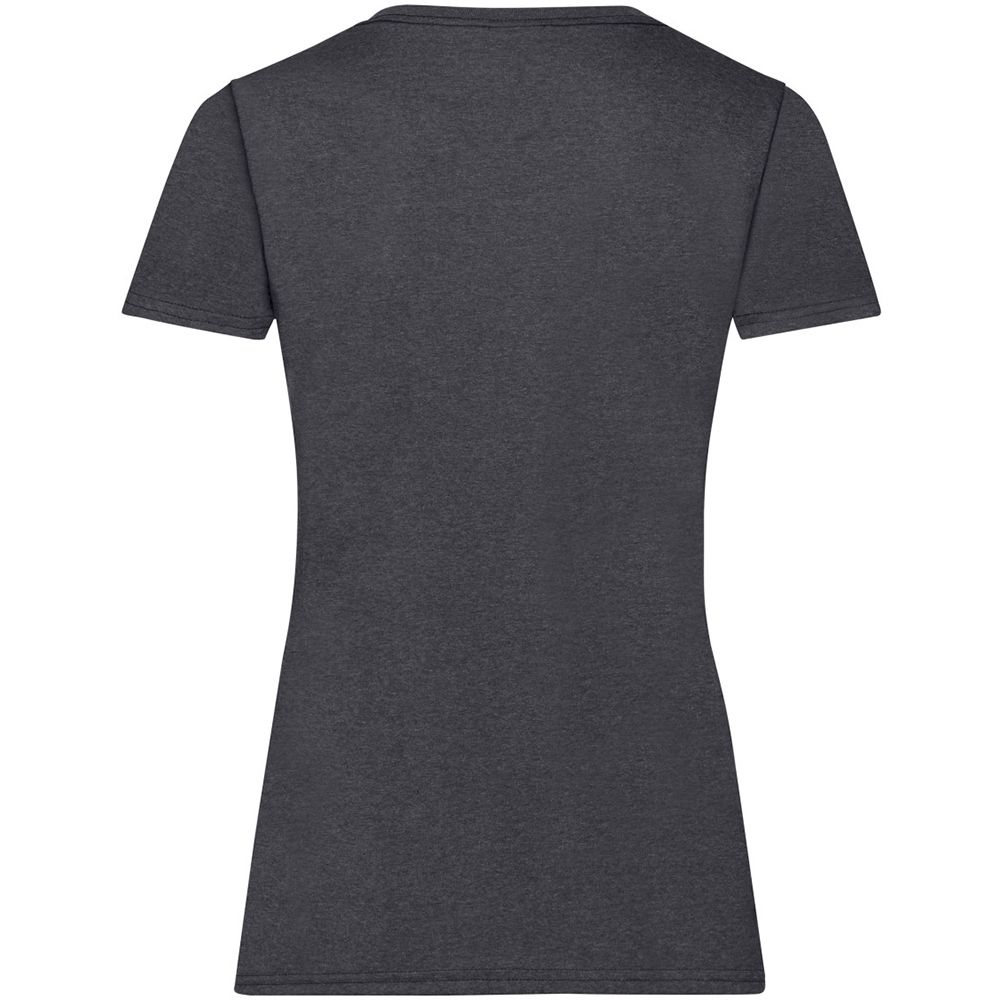 Tailliertes Baumwollmischung Crewneck T-Shirt