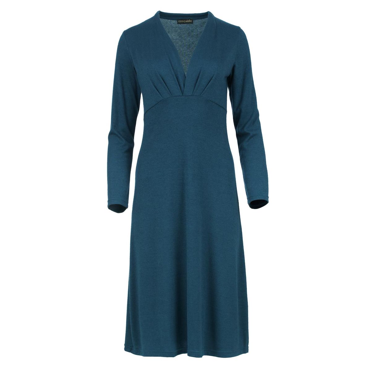 Elegantes Midi-Kleid mit V-Ausschnitt