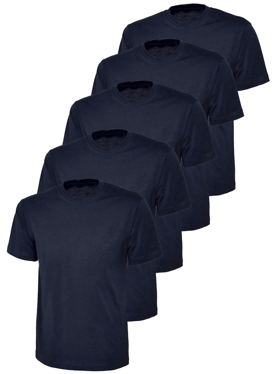 Essentielles Baumwoll-T-Shirt mit Rundhalsausschnitt
