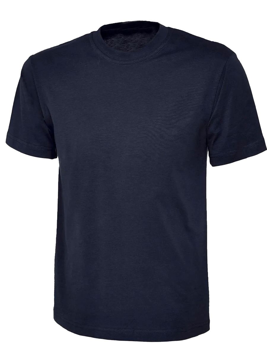 Essentielles Baumwoll-T-Shirt mit Rundhalsausschnitt