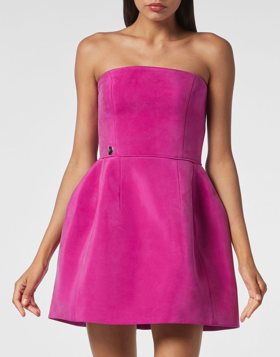 Asymmetrisches One-Shoulder-Minikleid mit Cut-out