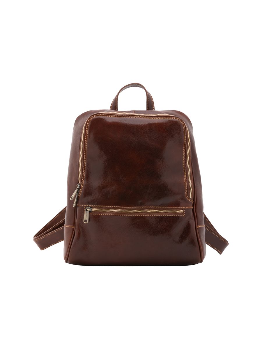 Handgefertigter italienischer Lederrucksack