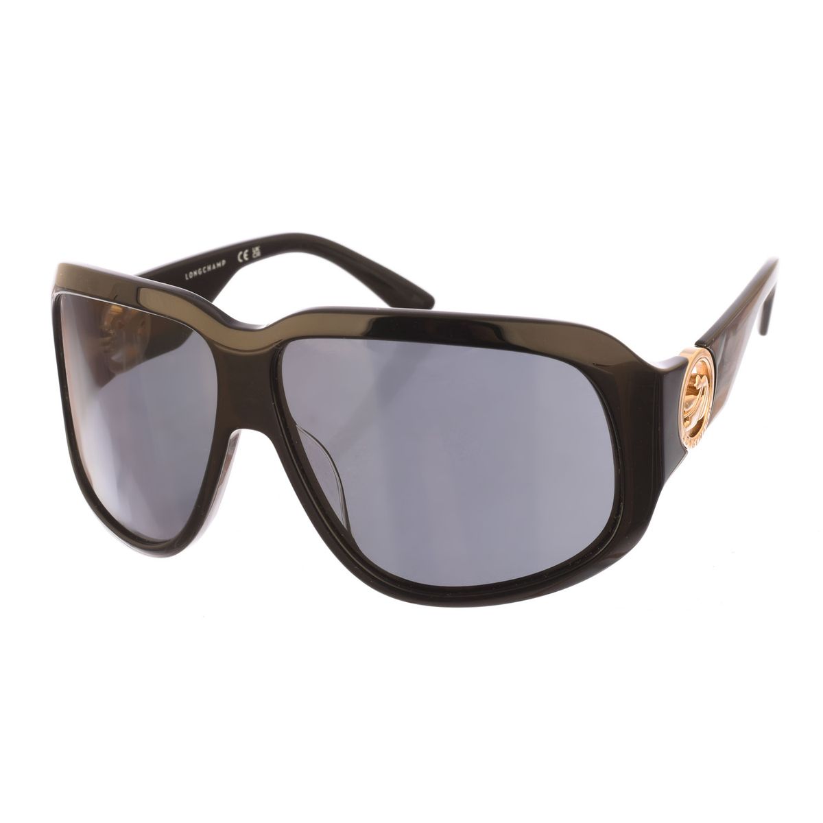 Oversized Quadratische Acetat-Sonnenbrille